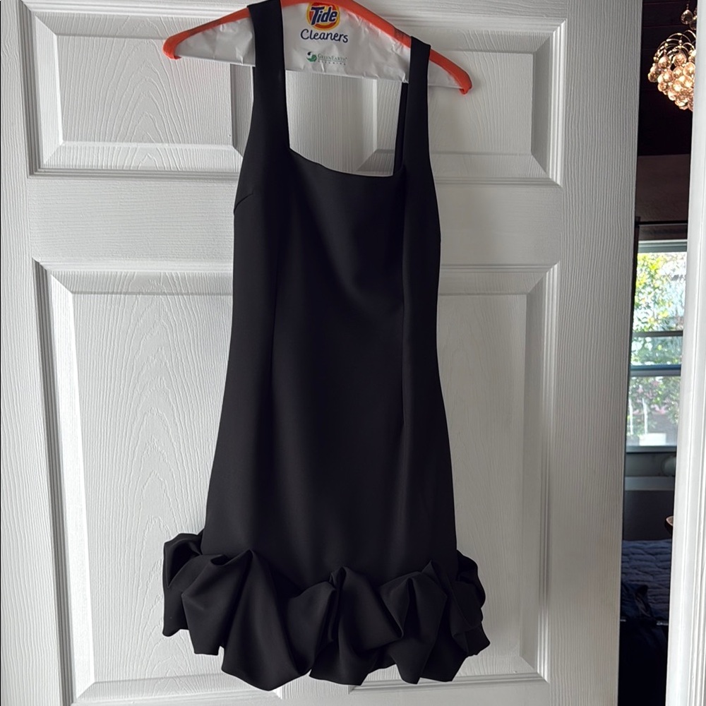 STRAPPY MINI DRESS WITH RUFFLE TRIM - Picture 4 of 4
